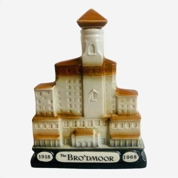 Rare Vintage Jim Beam Whiskey Decanter Bottle THE BROADMOOR 1918-1968 LMTD Edtn - Picture 3 of 4